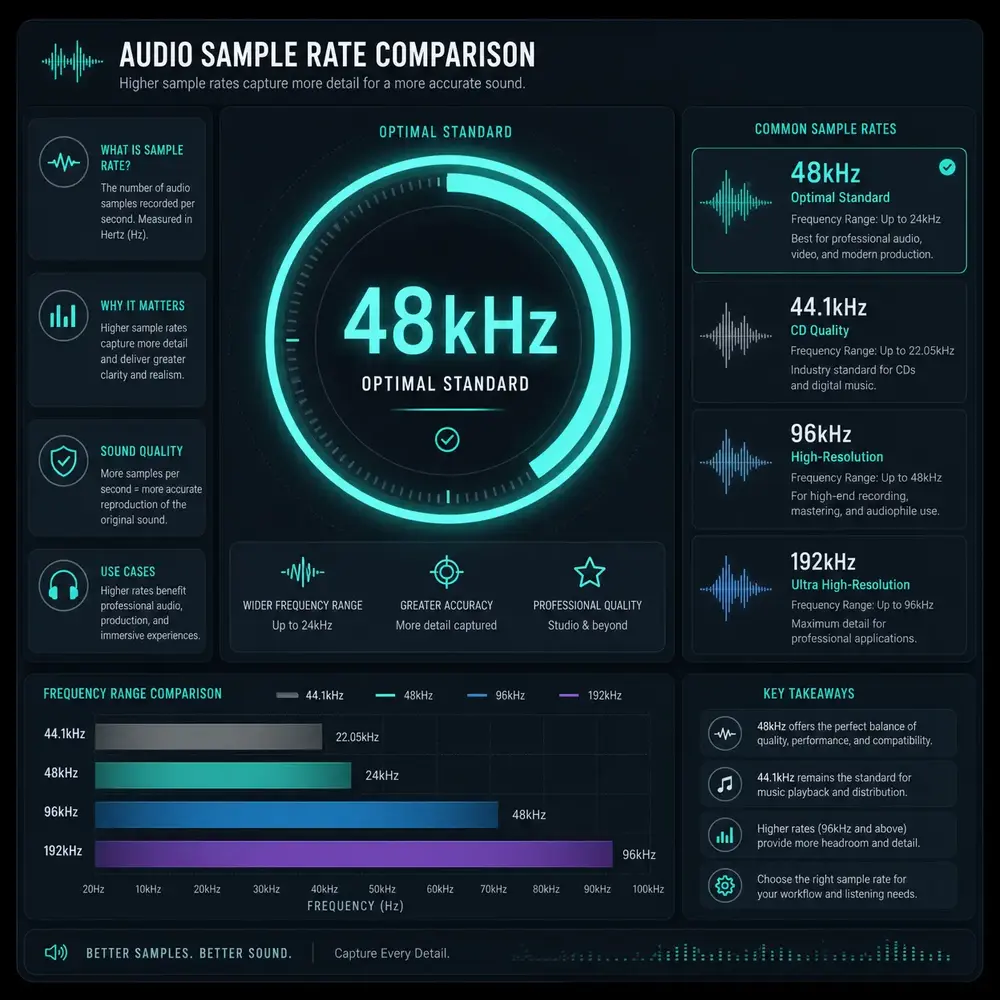 Audio Sample Rate Dashboard