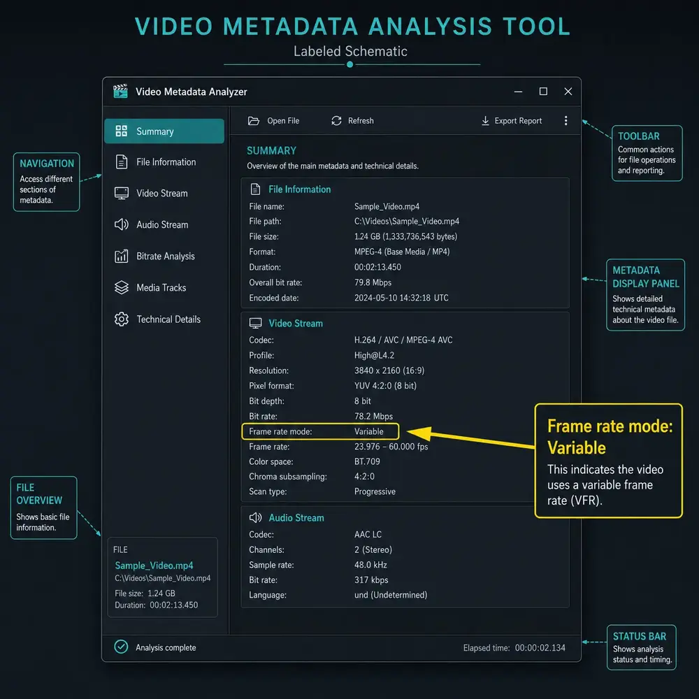 MediaInfo VFR Detection