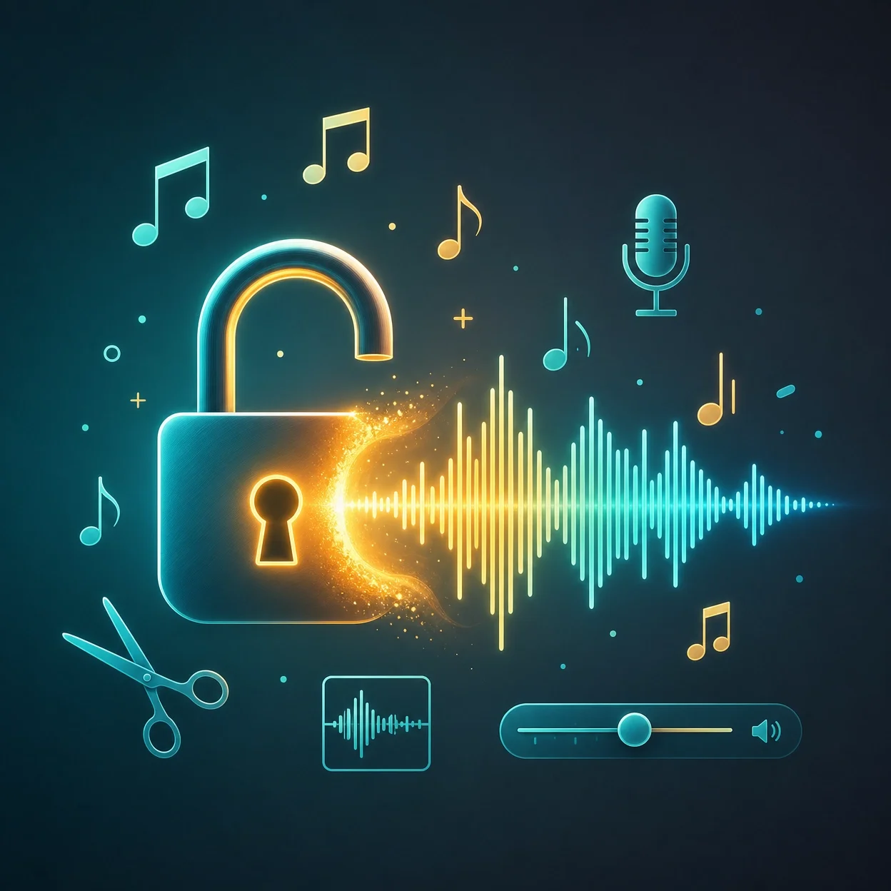 Conceptual Editorial Art: Free Audio Editing