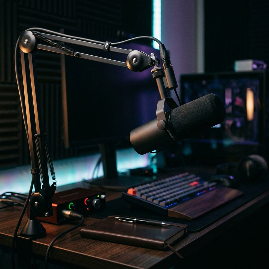 A proper microphone setup is the first line of defense against unwanted background noise.